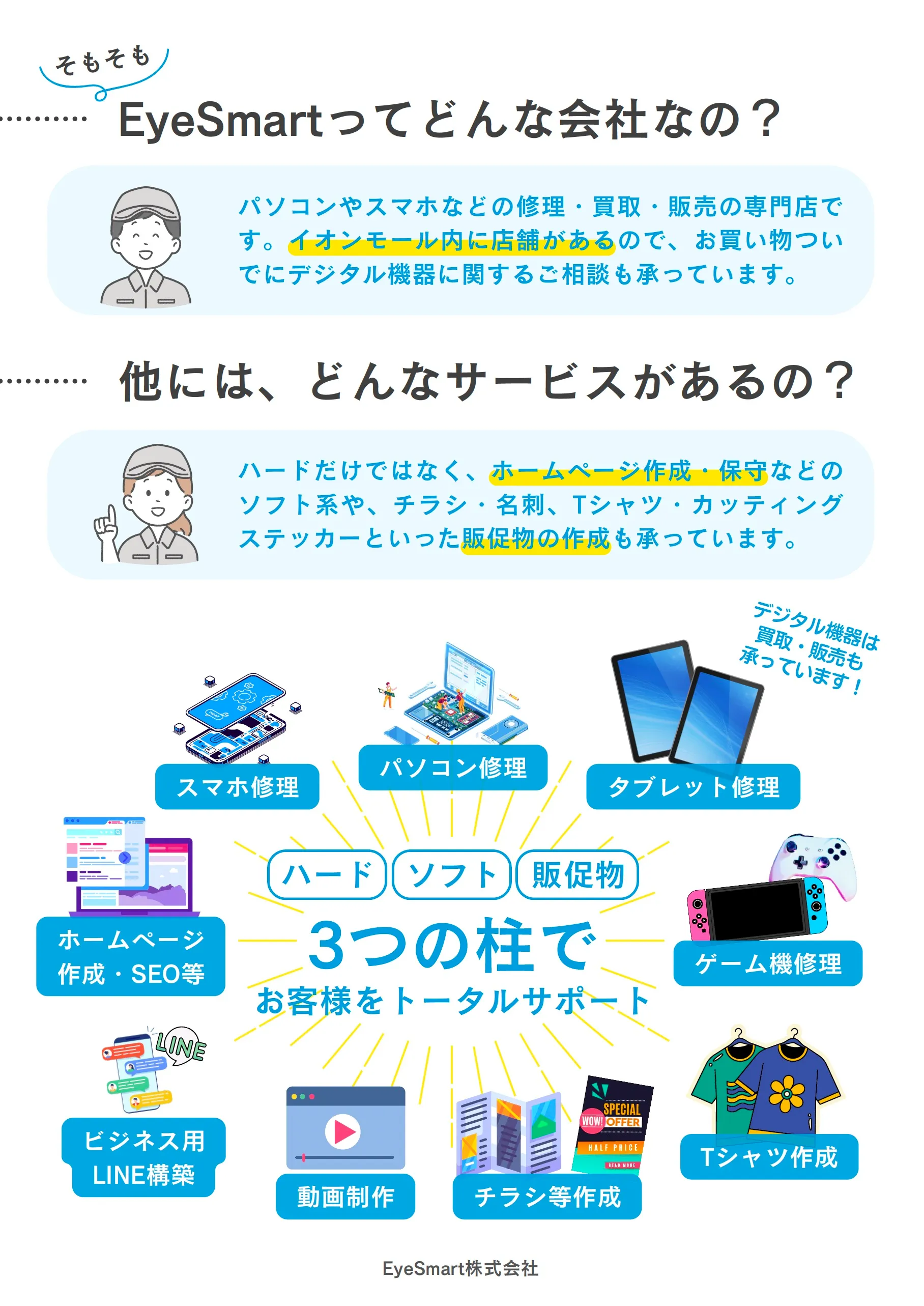 まごのてサービス2ページ目